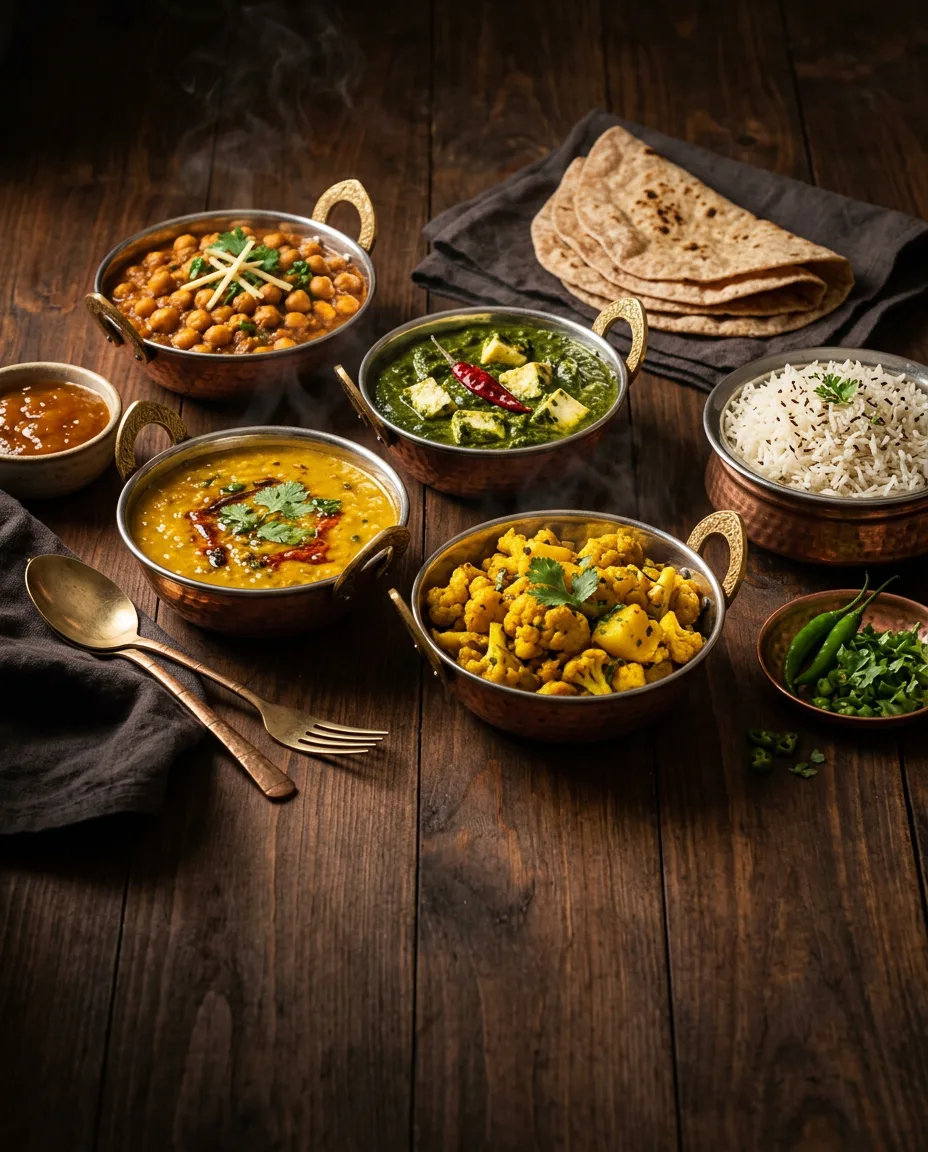 Vegetarian Indian curry at Nana Sans Bali